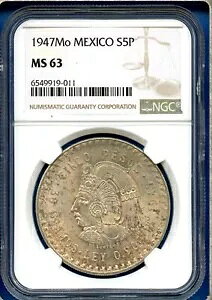1947 Mo LVR NGC MS63 Vo[ 5 y\ S5P VR y\ RC NAEebN MS-63