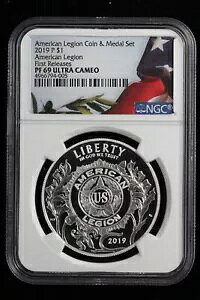 2019-P American Legion �V���o�[���_�� NGC PF69 UC 3NT8