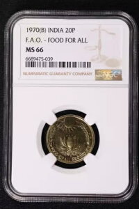 1970 �C���h���a�� 20 �p�C�Z�AFAO �V���[�Y�A���[�^�X �t�����[ - NGC MS 66