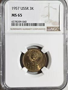 VA \A 3 RyCJ 1957 NGC MS 65