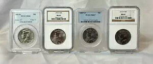 4 �R�C�� ���b�g �P�l�f�B �n�[�t�_���[ 1992D 1993DS 2007P 2010P NGC & PCGS �O���[�f�B���O