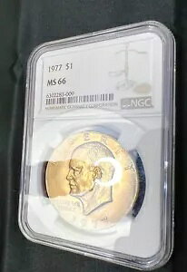 ??1977 P AC[n[ $1 h NGC MS66 2 Ԗڂɍo^ - F!!!??