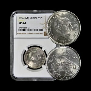 XyCB 1964NA25yZ^ - NGC MS64 - tRA1957NAStar 64
