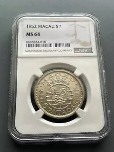 1952 |gK }JI (}JI) ݒ 5 Vo[ p^J NGC MS64