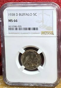 1938-D �o�b�t�@���[ �j�b�P�� 5C - NGC MS66 - B2