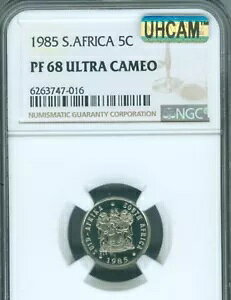 1985 ��A�t���J 5 �Z���g �v���[�t NGC PF68 �E���g�� �J���I MAC �i��??