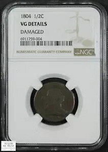1804 NXbg 4AXe h[v oXg  n[tZg 1/2C NGC VG ڍ - _[W