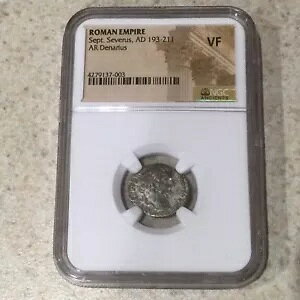 [} 193-211 AD ZveB~EX ZEFX AR fiEX Vo[ NGC VF ɍׂ