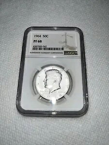 1964 �P�l�f�B �n�[�t�_���[ PF68 50C NGC �F�� �ǍD�ȏ��