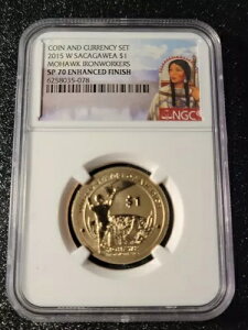 2015-W $1 TJKEBA z[N ACA[J[Y h NGC SP70 dグ