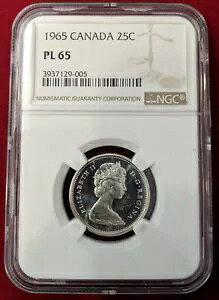 �J�i�_ �G���U�x�X 2 �� �V���o�[ 25 �Z���g 1965 NGC PL 65