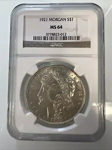1921 čK 1 h NGC MS64 90% !
