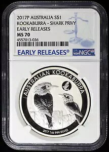 2017-P NGC MS 70 I[XgACJZ~ vCx[g A[[[X 1IX 999 Vo[