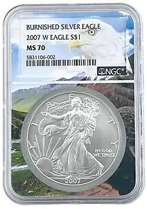 2007 W o[jbV Vo[ C[O NGC MS70 - Eagle Picture Core