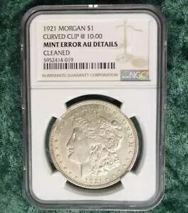 1921 NGC AU �ڍ� �J�[�u �N���b�v @10:00 �V���o�[ ���[�K�� �h���A�����ǃG���[ $1 �APRO