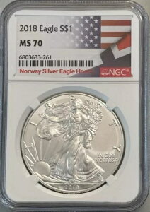 2018 AJ Vo[ C[O - mEF[ Vo[ C[O z[h - NGC MS70 - 99.9% Vo[