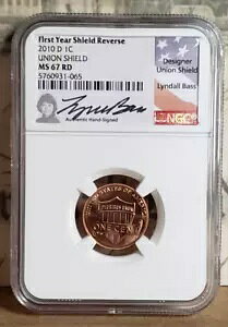 2010-D J[ V[h Zg - NxV[h o[X - NGC MS67 RD - ˁI 065