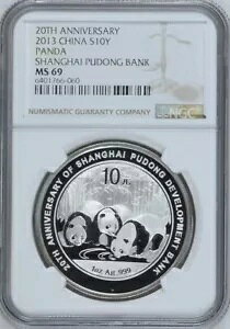 NGC MS69 2013 ���� 20 ���N�L�O��C�Y����s 1 �I���X �V���o�[ �p���_ �R�C��