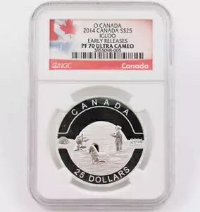 2014 OCanada $25 CkCbg CO[ NGCPF70 UltraCameo 999 Vo[ 1 IX RC t@[Xg[X