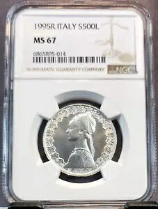 1995 C^A Vo[ 500  lTX E[} NGC MS 67 h̗ǂ΃RC