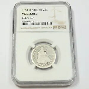 1854 O NGC VG fBe[ - V[ebh oeB NH[^[ A[Y - 25c US RC #45817A