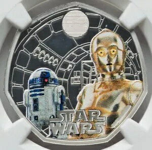 2023 X^[ EH[Y R2-D2 & C-3PO CMXA50 yX v[t t@C Vo[ RCANGC PF69