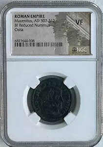 [}鍑 - MAXENTIUS AD 307-312 - BI 팸z -NGC VF - !