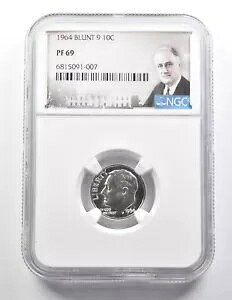 1964 ���[�Y�x���g �_�C�� �u�����g 9 PF69 NGC *9508