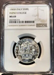 1985 C^A Vo[ 500  hDC[mw NGC MS 69 Ε