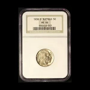 1938-D 5c �o�b�t�@���[ �j�b�P�� NGC MS66 - �������� �č�