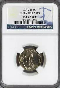 2012 D WFt@[\ jbP 5C NGC MS67 FS E.R. i