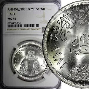 GWvg Vo[ AH1401 1981 1 |h FAO - ׂĂ NGC MS65 KM#532(1) ̘JƐH