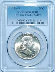 1953 D PCGS MS64FBL FS-401 obOX oj[ Ԉ FS-402 x tN n[t_[