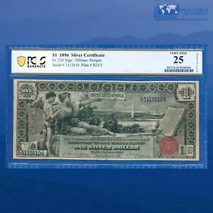 Fr.224 1896 $1 1 �h����ؖ����u����m�[�g�v�APCGS 25 #13610