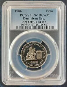 h~jJa 1 y\ v[t RC 1986 N KM#65b Q[ PCGS PR67 gbv