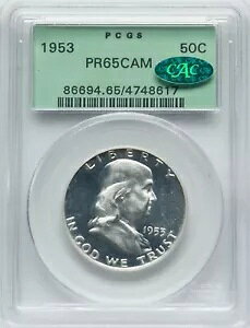1953 tN n[t - PCGS PR65 JI CAC - S[WXȃX[p[ PQ!