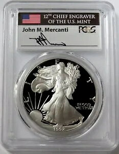 1992 S �V���o�[ �A�����J�� �C�[�O�� 1 �I���X �}�[�J���e�B �T�C������ PCGS PR 70 DCAM $1 �v���[�t �R�C��