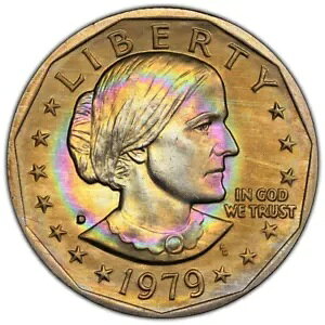 1979 D �X�[�U�� B �A���\�j�[ �_���[ PCGS MS64 ���C���{�[ �g�[�� �����X�^�[ �^�[�Q�b�g �g�[�j���O