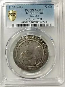 1621-24 ���� �C�M���X �W�F�[���X 1 �� s2667 PCGS VG10 �n�[�t�N���E�� 2 �V�����O 6 �y���X