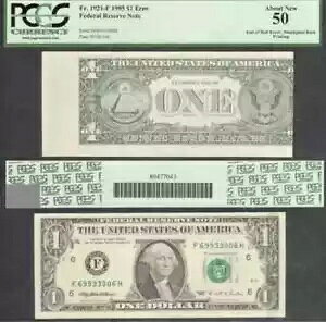 $1 1995 FRN �G���h �I�u ���[�� �G���[ GIGANTIC MISTAKE PCGS ��V�i 50