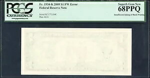 2009 �N 1 �h���̃C���N�s���o�b�N����G���[���� PCGS Gem UNC 68 PPQ