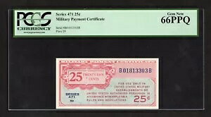 V[Y 471 25c Rxؖ - PCGS 66 PPQ