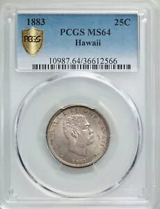 nC JJEA I 1883 NH[^[h/25 Zg  F PCGS MS64