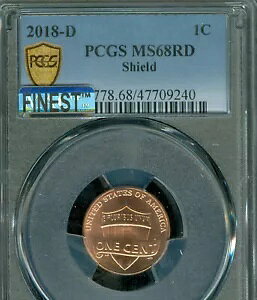 2018 D J[ Zg PCGS MS68 RD MAC ōO[h MAC X|bgX POP-9 *
