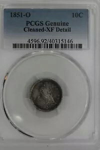1851-O .10 PCGS {̃N[jOς-XF ڍ oeB V[ebh _CA10CAA