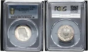 exN 2 }[N 1913 F Bw II PCGS PR64DCAM |bV v[g 111596-