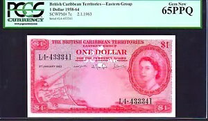 pJuC̓y P7c $1 un}v 1963 PCGS 65PPQ!ɒI