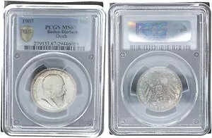 �o�[�f�� 2 �}�[�N 1907 �t���[�h���q �g�D �f�X PCGS MS67 �X�^���v �O���X 107195-