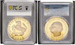 �E�F�X�g�t�@���A 500 ���}�[�N 1923 �N�l 3 �s�̂� 8095 �� PCGS 112586-