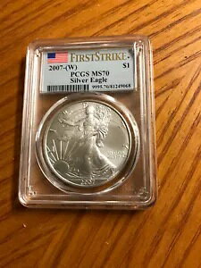 2007(w) PCGS MS70 t@[Xg XgCN Vo[ C[O |bv 414